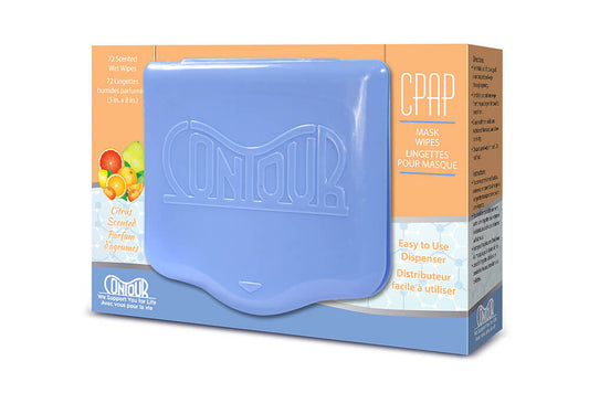 Contour CPAP Wipes, Citrus Scent 72 Wipes/Pack