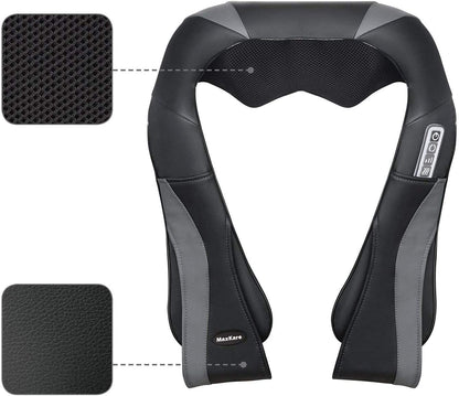 Back Massager Neck and Shoulder Massagers with Deep Kneading and Heat Massage